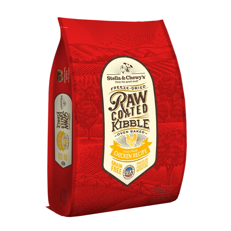 Stella & Chewy’s Cage Free Chicken Raw Coated Kibble for Dogs 22LB