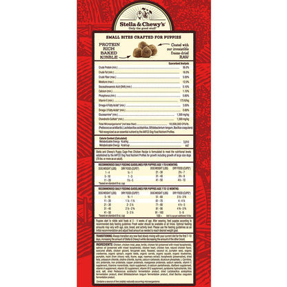 Stella & Chewy’s Cage Free Chicken Raw Coated Kibble for Puppies 22LB