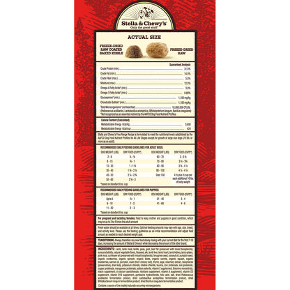 Stella & Chewy’s Free Range Raw Blend Kibble for Dogs 22LB