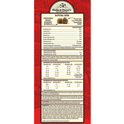 Stella & Chewy’s Cage Free Chicken Raw Coated Kibble for Dogs 22LB