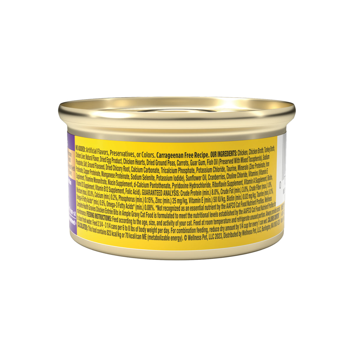 Wellness Complete Health Gravies Chicken Entree Grain Free Canned Cat Food 3oz