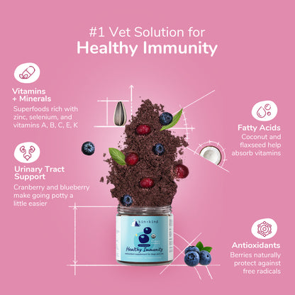 kin+kind Healthy Immunity Antioxidant Supplement for Cats and Dogs