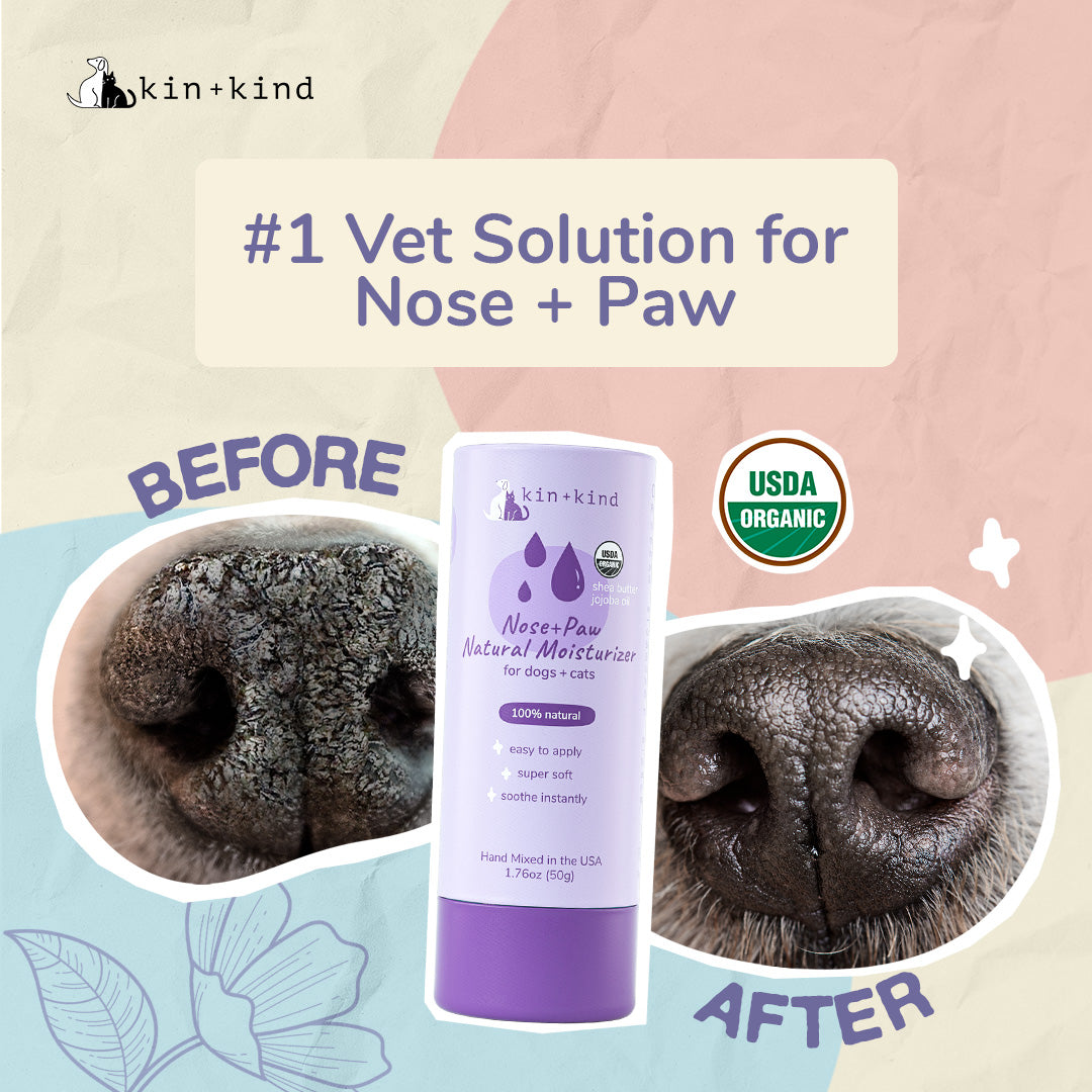 kin+kind Organic Nose & Paw Moisturizer Stick for Dogs & Cats 2.3oz