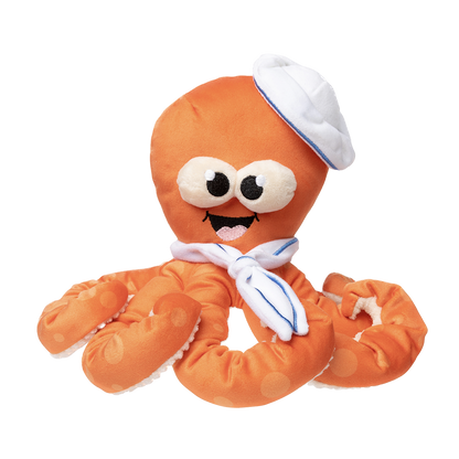 FuzzYard Octo-Posse Plush Dog Toy with Squeaker & Springy Legs