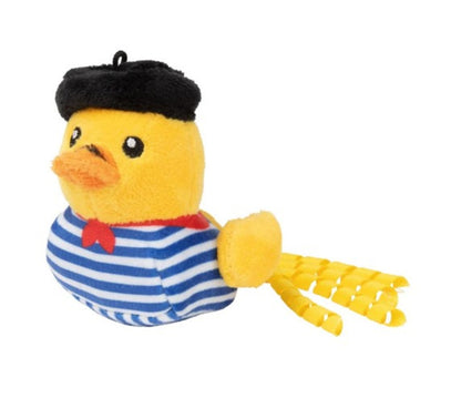 FuzzYard Waddle Squaddle Plush Cat Toy with Catnip and Crinkle Texture