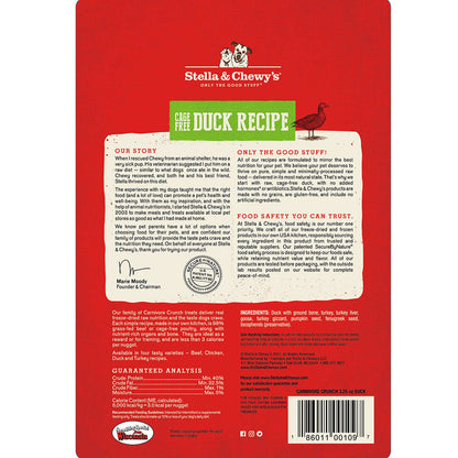 Stella and Chewy’s Duck Carnivore Crunch Dog Treats 3.25oz