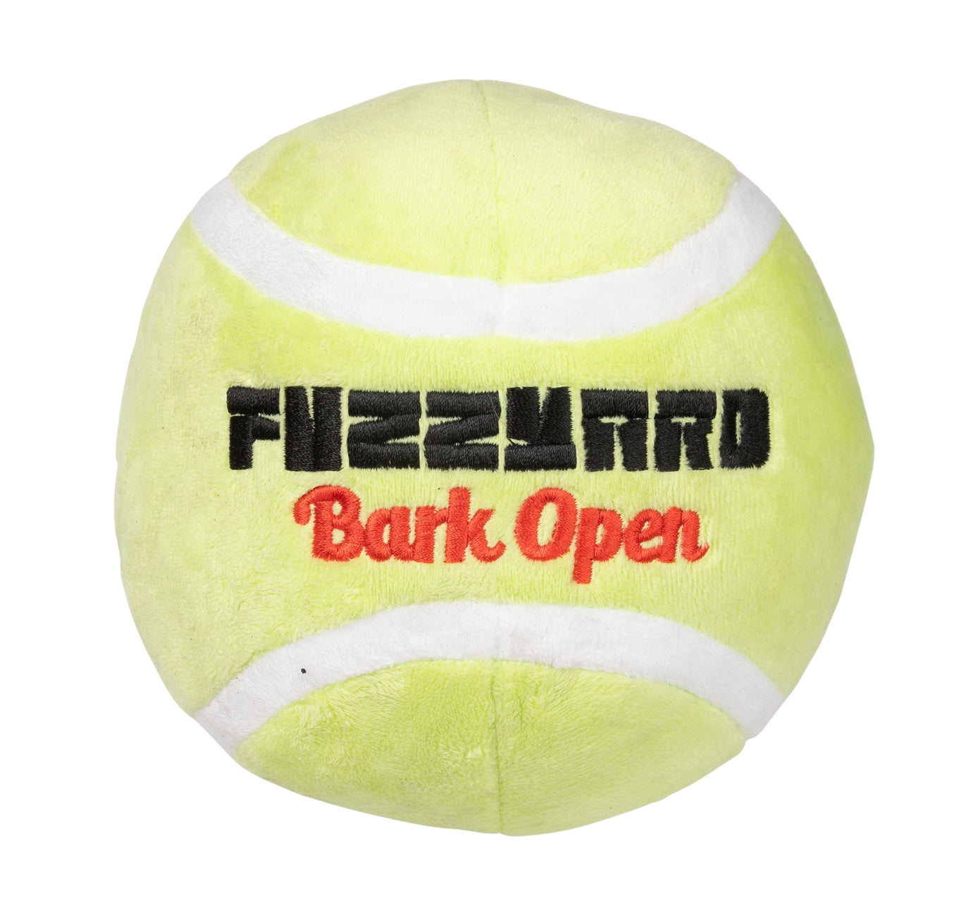 FuzzYard Tennis Ball Plush Dog Toy with squeakers