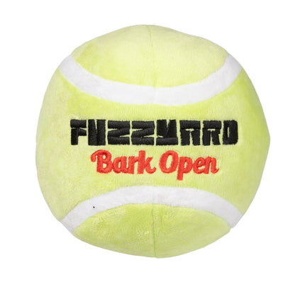 FuzzYard Tennis Ball Plush Dog Toy with squeakers