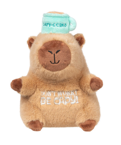 FuzzYard Capybaras Plush Dog Toy with Squeaker and Double Layer Design