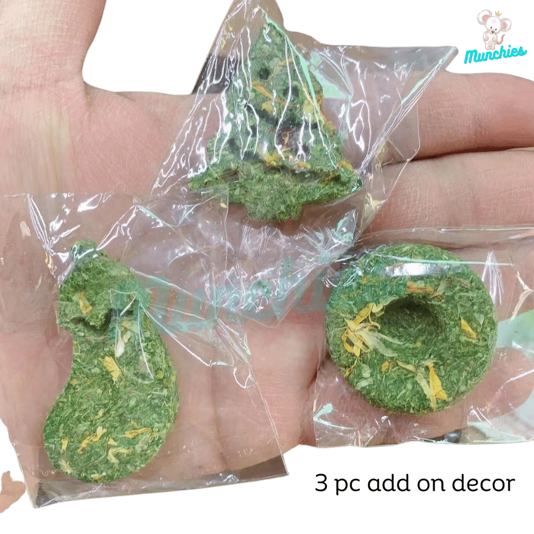 Munchies Rabbit-Themed Birthday Hay Cake (7–10cm) – Natural Celebration Treat