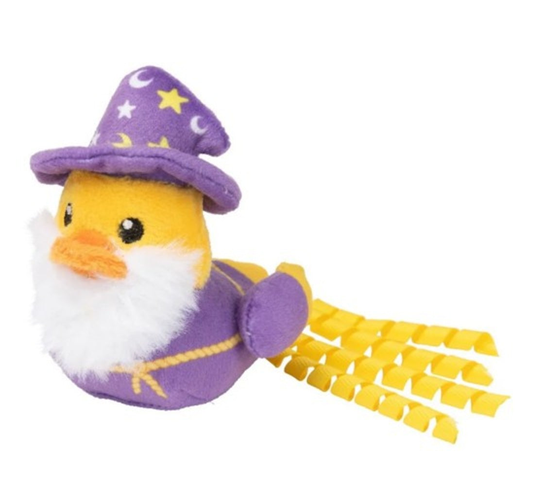 FuzzYard Waddle Squaddle Plush Cat Toy with Catnip and Crinkle Texture