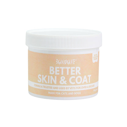 Good Gut Better Skin and Coat Probiotics Supplement for Cats and Dogs 150g