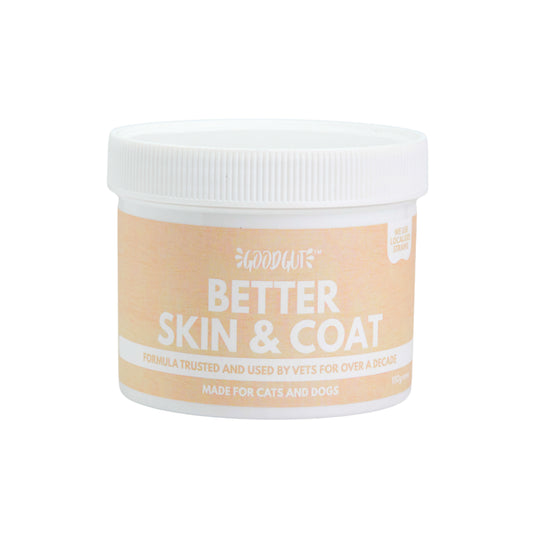 Good Gut Better Skin and Coat Probiotics Supplement for Cats and Dogs 150g