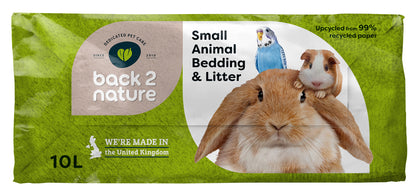 Back 2 Nature Recycled Paper Small Animal Bedding and Litter