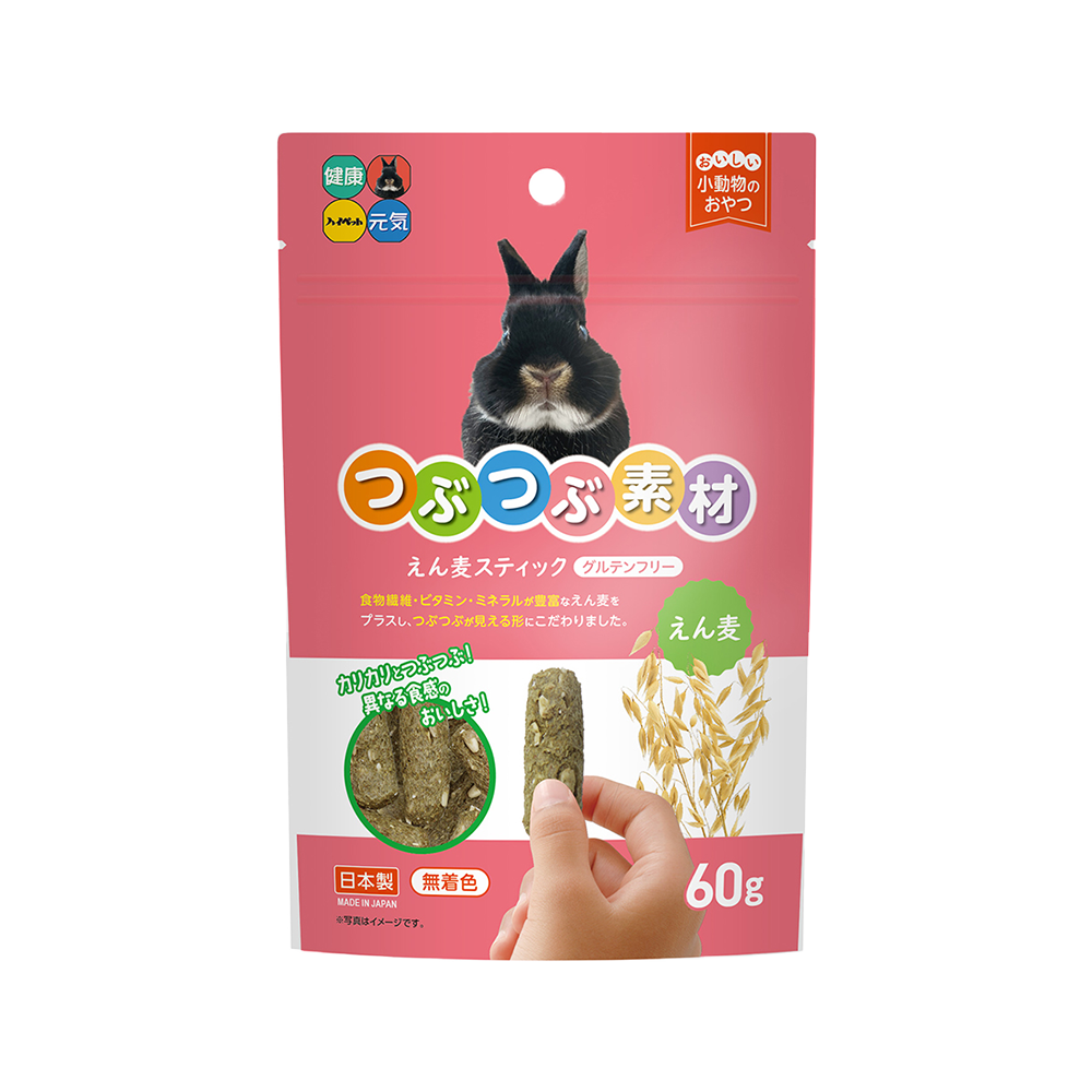 Hi-Pet Tsubu Tsubu Sozai Oat Stick Treats for Rabbits & Small Pets – 60g