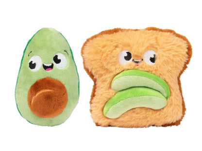 FuzzYard Perfect Match Breakfast Pack Plush Dog Toys with Squeakers