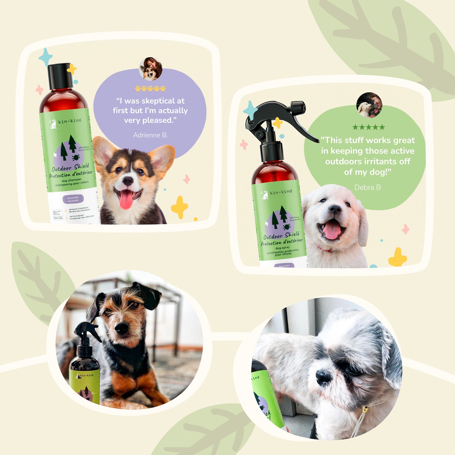 kin+kind Flea and Tick Protect Spray Lavender