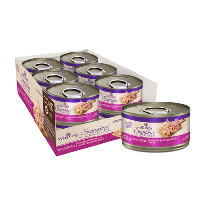 Wellness CORE Signature Selects Shredded Chicken & Lamb Grain Free Wet Cat Food 2.8oz