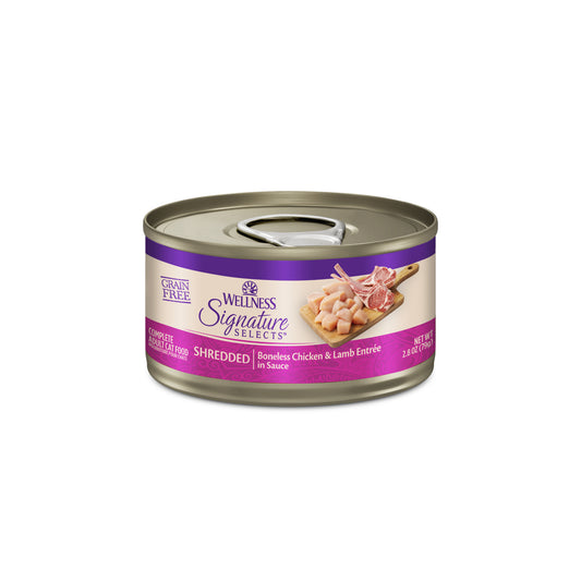 Wellness CORE Signature Selects Shredded Chicken & Lamb Grain Free Wet Cat Food 2.8oz