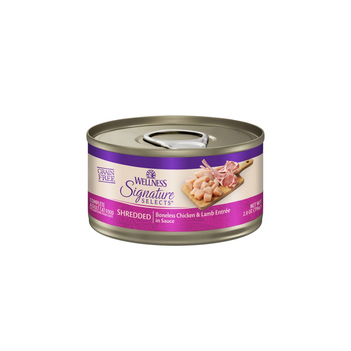 Wellness CORE Signature Selects Shredded Chicken & Lamb Grain Free Wet Cat Food 2.8oz