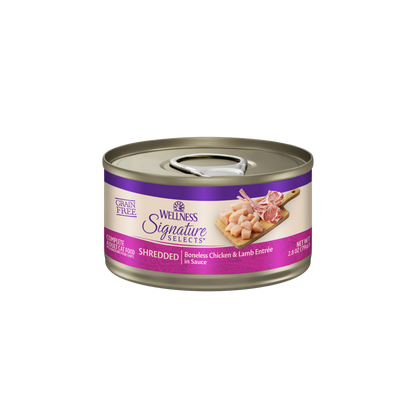Wellness CORE Signature Selects Shredded Chicken & Lamb Grain Free Wet Cat Food 2.8oz