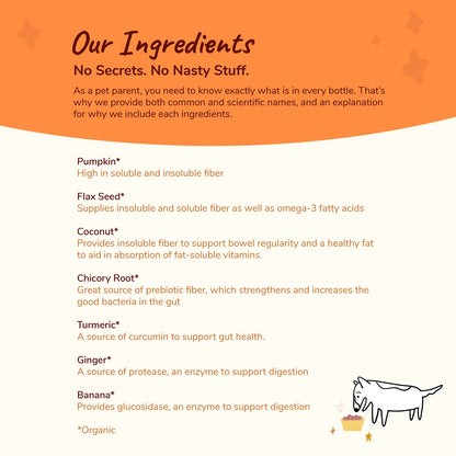 kin+kind Healthy Poops Digestive Supplement for Dogs and Cats