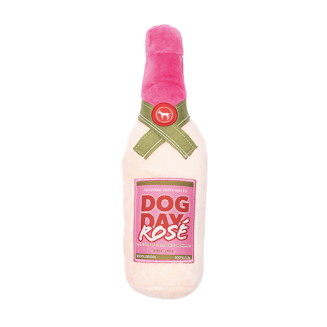 FuzzYard Plush Drinks Dog Toy with Squeaker & Crinkle Paper Assorted Designs