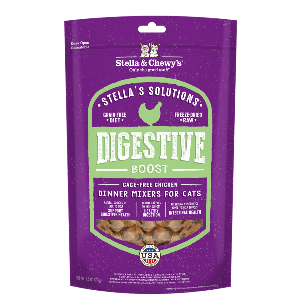 Stella & Chewy’s Stella’s Solutions Digestive Support Freeze Dried Raw Cat Food 7.5oz