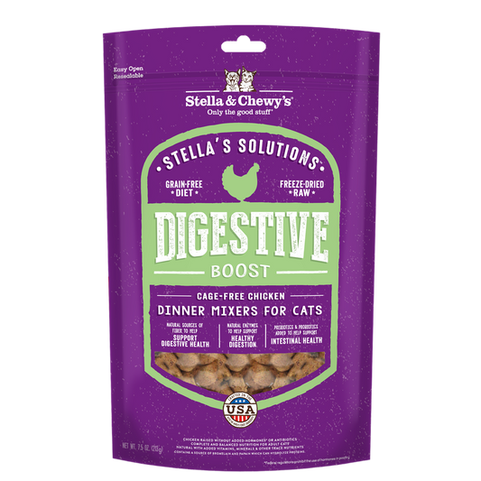 Stella & Chewy’s Stella’s Solutions Digestive Support Freeze Dried Raw Cat Food 7.5oz