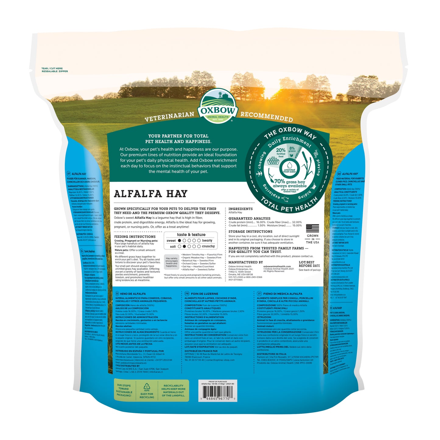 Oxbow Alfalfa Hay for Small Pets