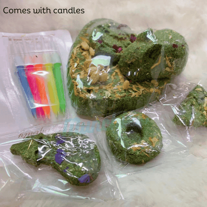 Munchies Rabbit-Themed Birthday Hay Cake (7–10cm) – Natural Celebration Treat