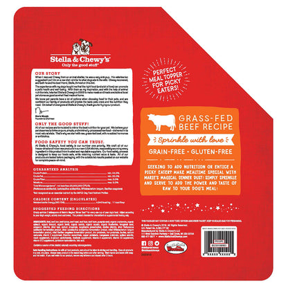 Stella & Chewy’s Marie’s Magical Dinner Dust Grass-Fed Beef for Dogs 7oz
