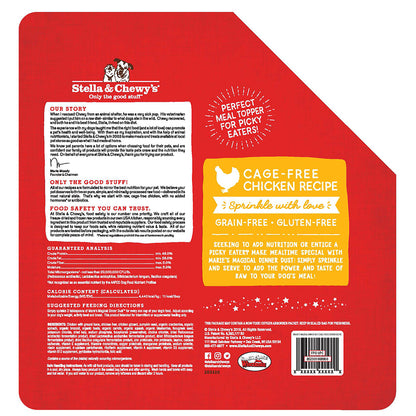 Stella & Chewy’s Marie’s Magical Dinner Dust Cage-Free Chicken for Dogs 7oz