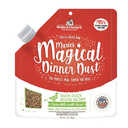 Stella & Chewy’s Marie’s Magical Dinner Dust Duck Duck Goose for Dogs 7oz