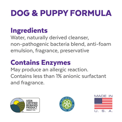 Urine Off Dog and Puppy Hard Surface Stain and Odour Remover Spray 500ml and 32oz refill