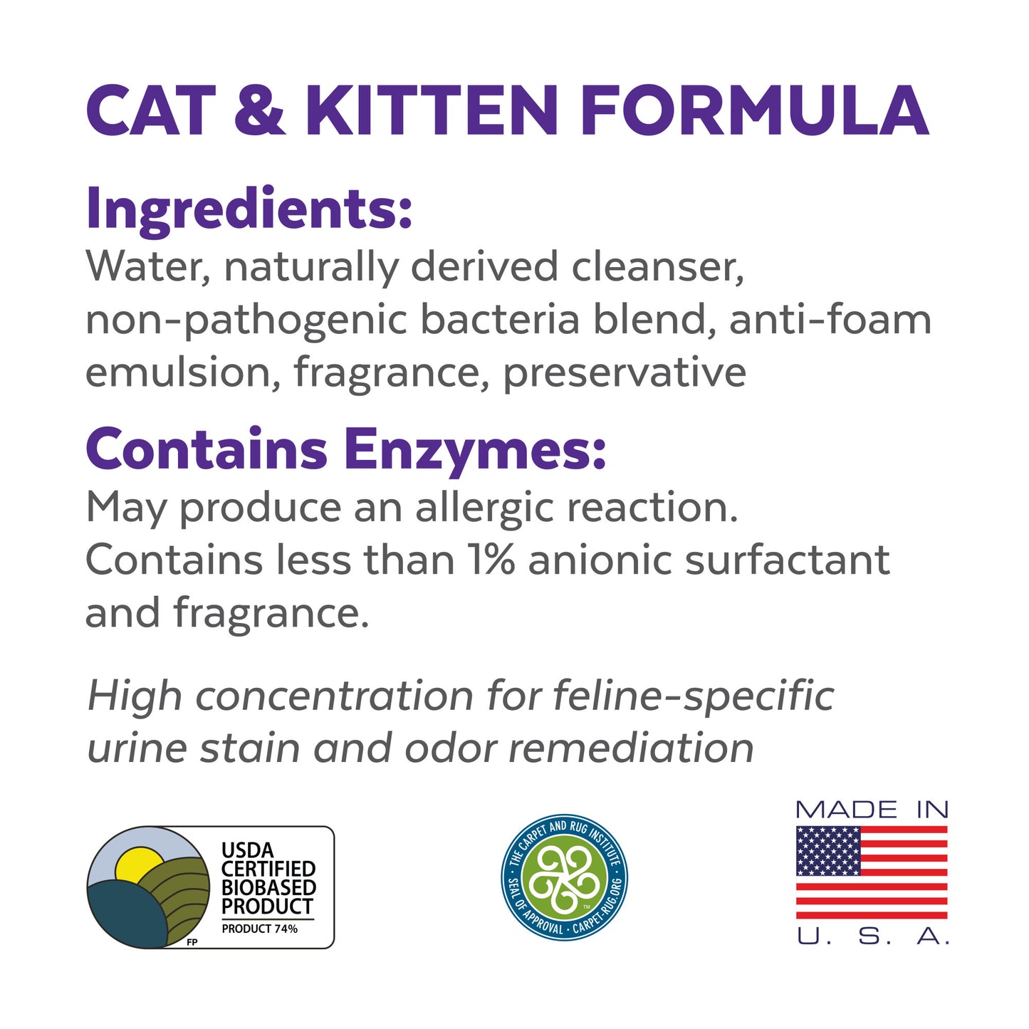 Urine Off Cat and Kitten Hard Surface Stain and Odour Remover Spray 500ml