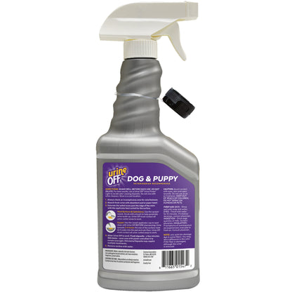 Urine Off Dog and Puppy Hard Surface Stain and Odour Remover Spray 500ml and 32oz refill