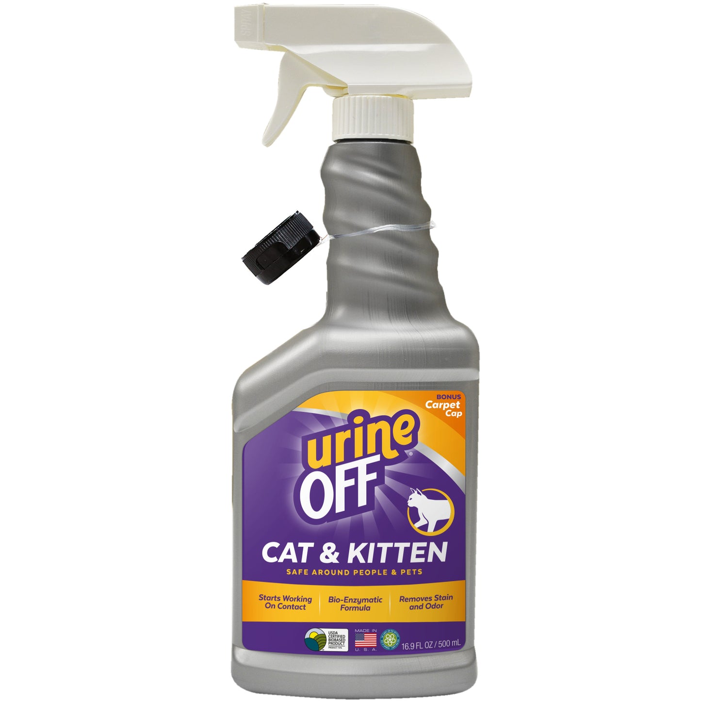 Urine Off Cat and Kitten Hard Surface Stain and Odour Remover Spray 500ml