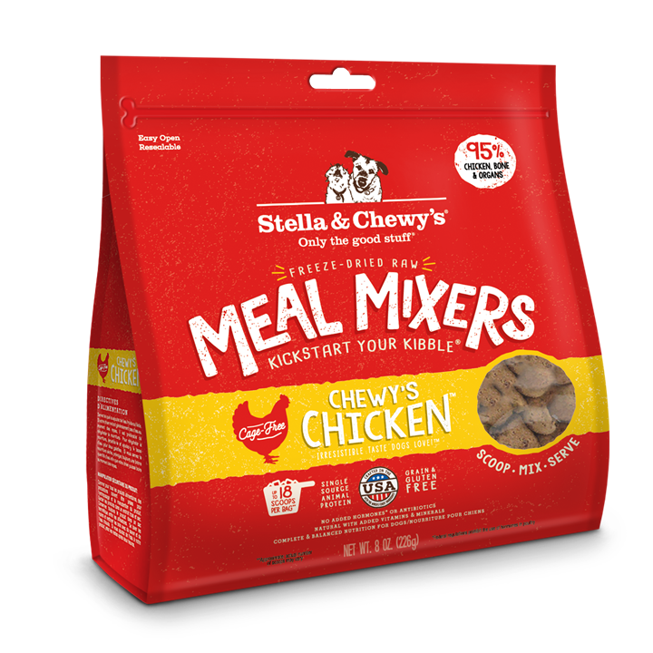 Stella & Chewy’s Chicken Meal Mixers for Dogs 8oz