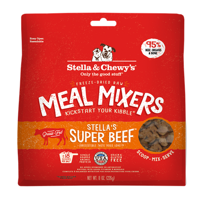 Stella & Chewy’s Super Beef Meal Mixers for Dogs 8oz
