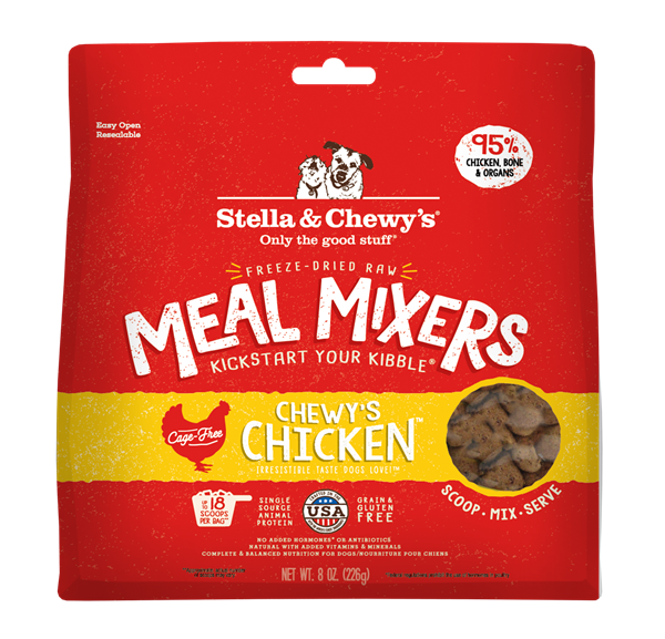 Stella & Chewy’s Chicken Meal Mixers for Dogs 8oz