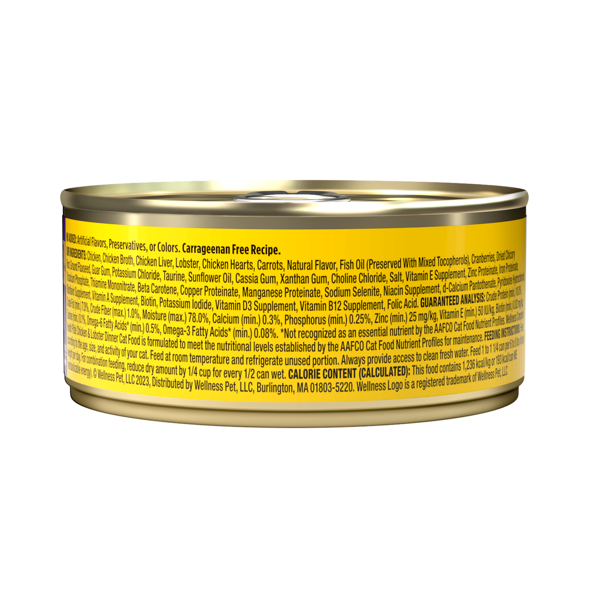Wellness Complete Health Chicken & Lobster Pate Canned Cat Food 5.5oz