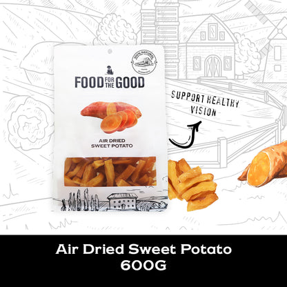 Food For The Good Air Dried Sweet Potato Treats for Cats and Dogs 600g