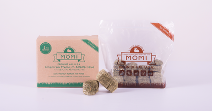 Momi Alfalfa Cake | Nutritious Treat for Rabbits, Guinea Pigs & Small Pets
