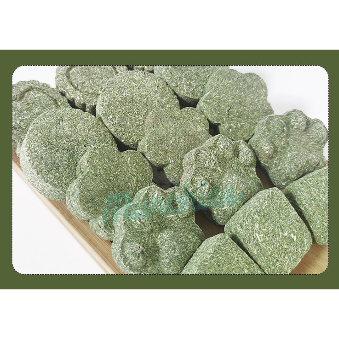 Munchies Timothy Hay Cake (6pcs, 90g) – Natural High-Fibre Treat