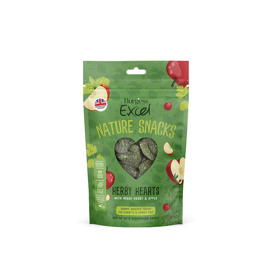 [Any 4 for $19.80] Burgess Excel Herby Hearts – 60g