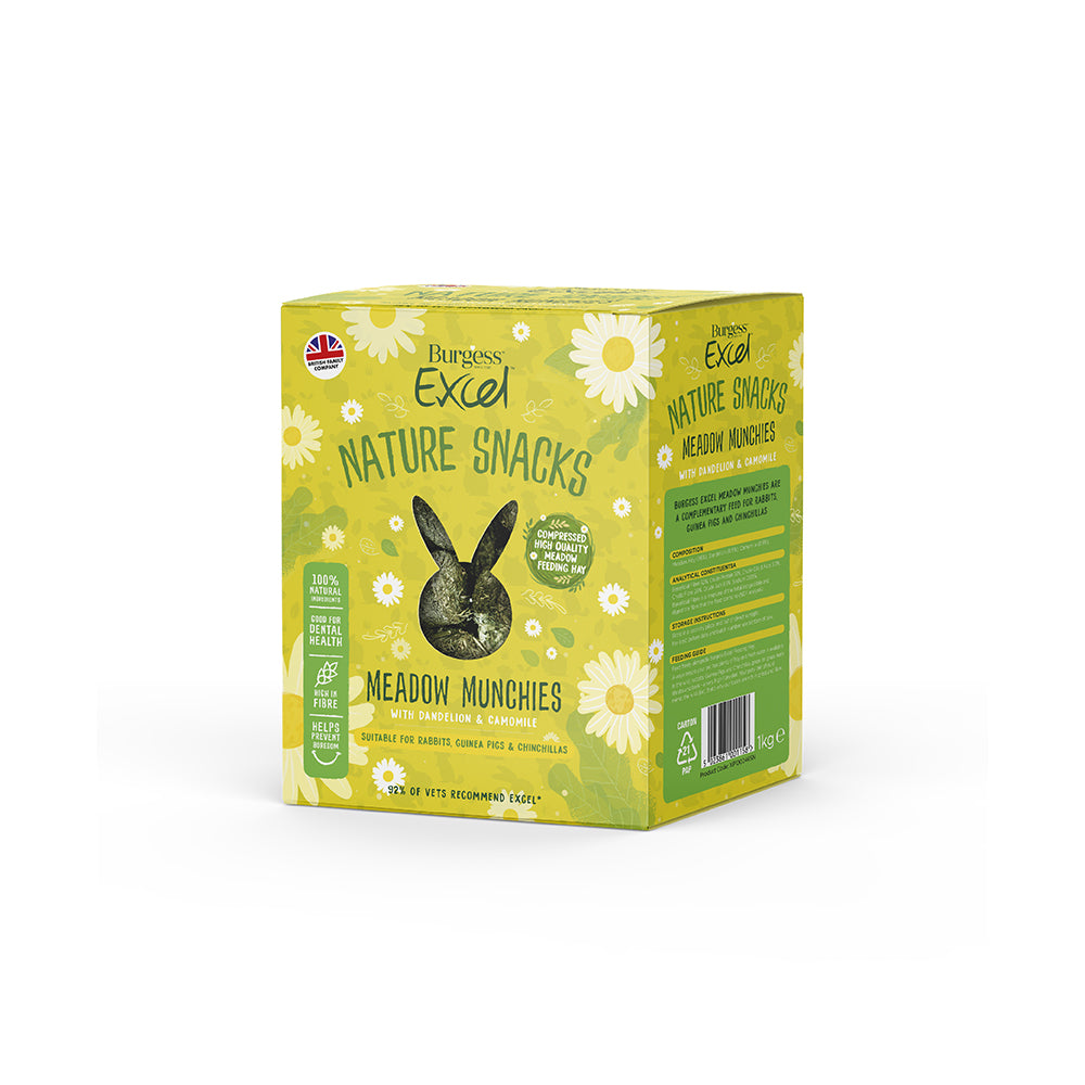 Burgess Excel Meadow Munchies – 1kg