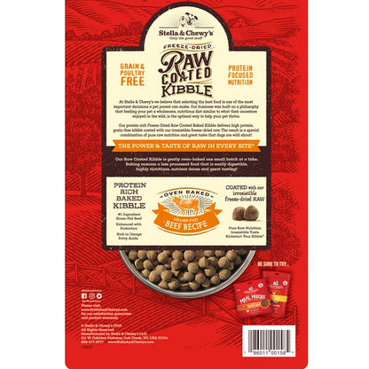 Stella & Chewy’s Grass Fed Beef Raw Coated Kibble for Dogs 3.5LB