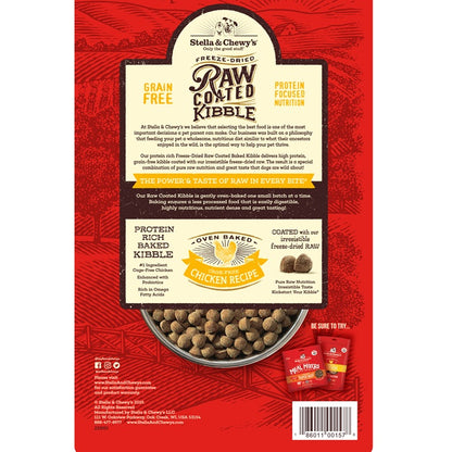 Stella & Chewy’s Cage Free Chicken Raw Coated Kibble for Dogs 22LB