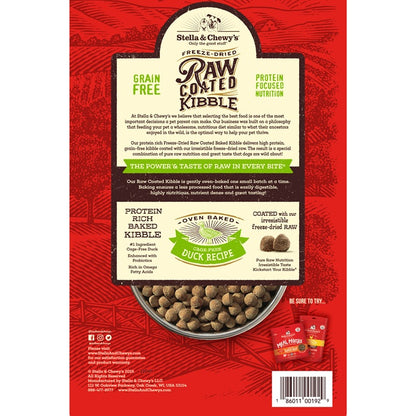 Stella & Chewy’s Cage Free Duck Raw Coated Kibble for Dogs 3.5LB
